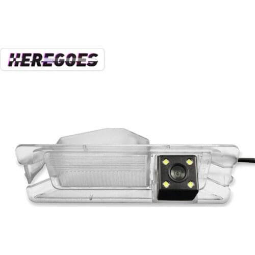 Car CCD 4 LED Night Vision Backup Rear View Camera Parking Assistance waterproof For Nissan March Renault Logan Sandero