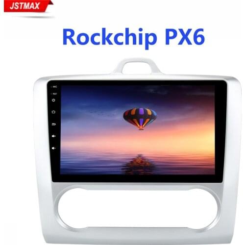 9" IPS PX6 Car Android 9.0 Radio Player for Ford Focus 2 2002 2003 2004 2005 2006 2007 2008 GPS Navigator HDMI