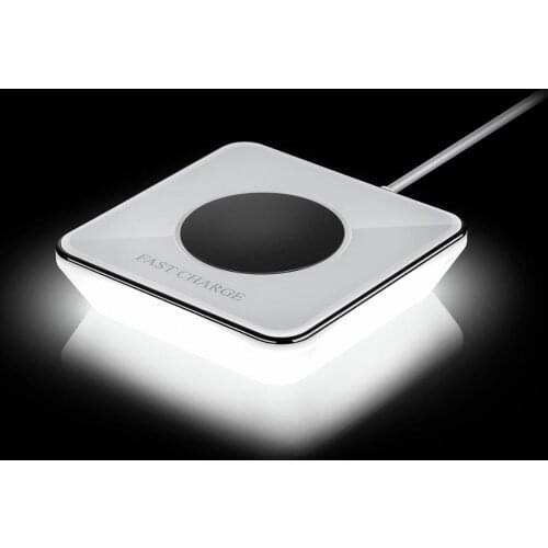 10W Wireless Charger for iPhone X XS Max XR 8 Plus Magic Night Light Fast Charging Pad for Samsung S9 S10 for Xiaomi Mix 3 2s