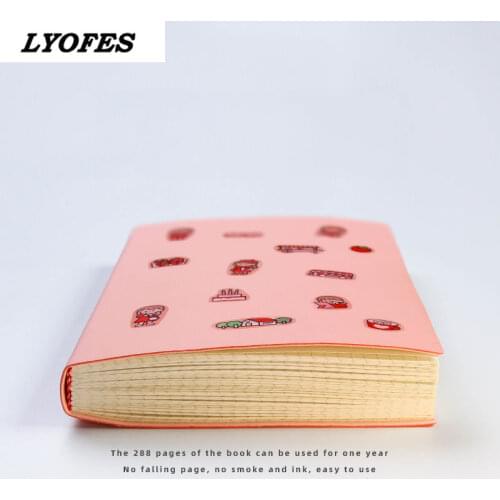 Notebooks Journals Planner Diary Notepad Kawaii Notebook Stationery Cute Grid Budget Book Soft Agenda Office School Supplies