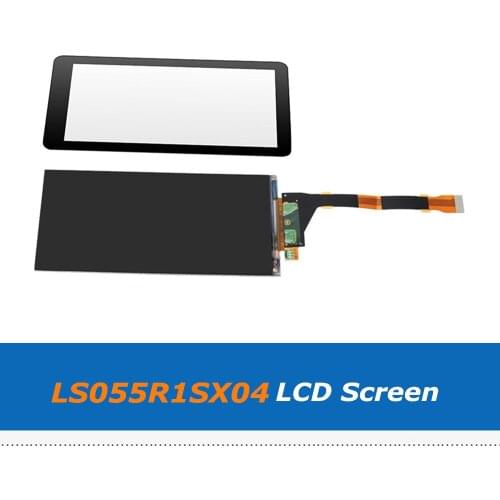 3D Printer Part 1pc 5.5'' LS055R1SX04 Screen Display With Glass Film Protector For SLA DLP 3D Printer / VR Projector