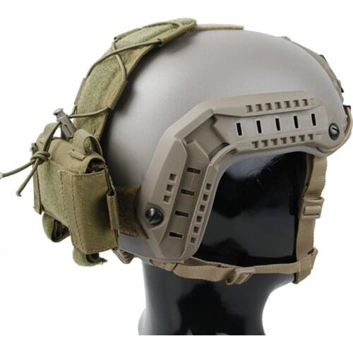 TMC Tactical MK1 Battery Case Pouch KhaKi for AF Helmet Molle Tactical Military 500D Cordura Fabric TMC2881