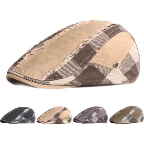 Spring and Autumn Cap Mens and Womens Berets Korean Version Simple Literature Retro Hat Youth Progressive Hat