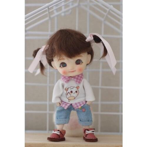 STO Dimples dolls OB11 doll in jointed body selling with clothes and wig