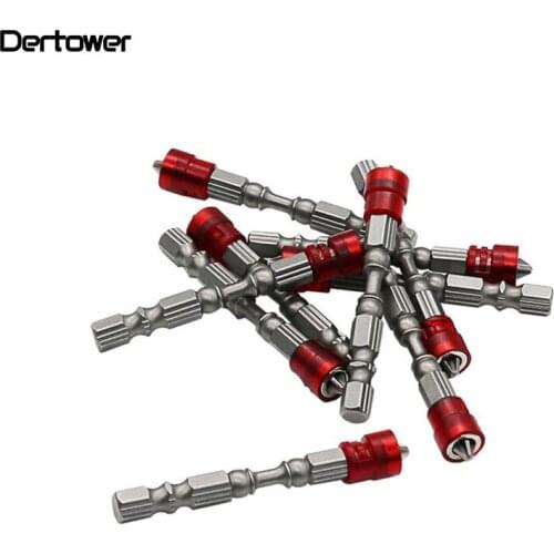 PH2 Magnetic Screwdriver Bit Anti-Slip S2 Steel Electric Screw Driver Set 1/4" Hex Shank Single Head Power Tools DT6