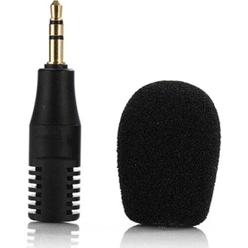 Mini Microphone with 3.5mm TRS Plug for PC Tablet Recording Pen Camera Mic
