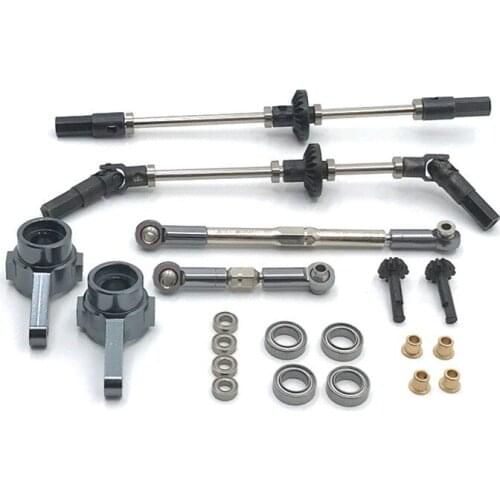 MN Model MN99/99S MN90/91 D90 Land Rover Defender off-road RC Car Front And Rear Axle Metal Upgrade Accessories