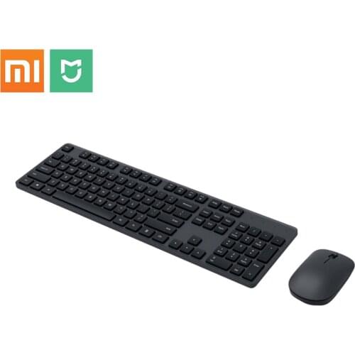 Xiaomi Mijia Tastiera Set Del Mouse RF 2.4GHz Wireless Ufficio Tastiera 104 Tasti Per PC Windows Compatibile USB gioco Tastiera