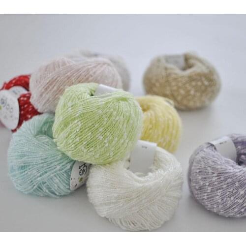50g/bag Baby line merino wool yarn childrens hand-knitted doll line Baby acrylic yarn Sweater line jewelry accessory FZ152