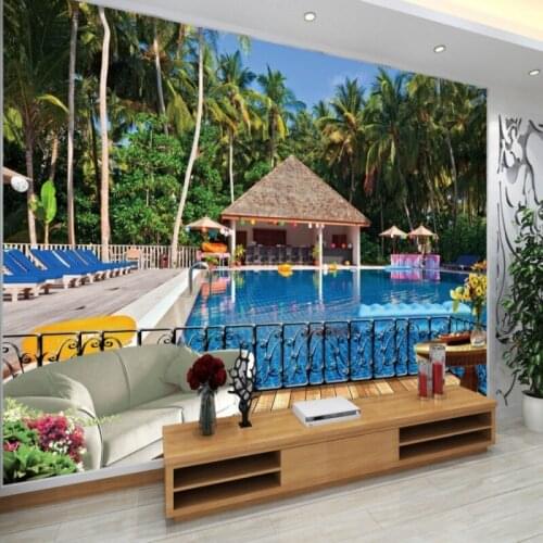 Dropship Colomac Wallpaper for Walls 3d Hawaiian Seascape Wall Paper for Kids Room Wallpaper Mural Bedroom Murales Para Pared