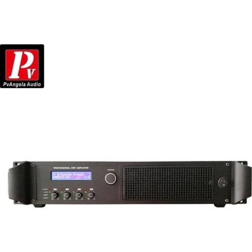 PvAngela TDA 2*2400W and 4*1300 /4*1500 8 ohm digital high power amplifier with imported dsp processor
