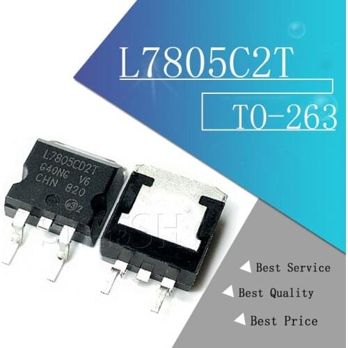 10pcs L7805C2T TO-263 L7805CD2T TO263 L7805 SOT Three-terminal voltage regulator new