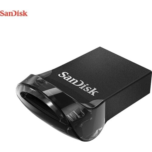 SanDisk FIT Ultra USB Flash Drive CZ430 16G mini USB Pen Drive USB 3.1 32G 64G 128G Pendrive USB 3.0 Stick Memory Storage Device