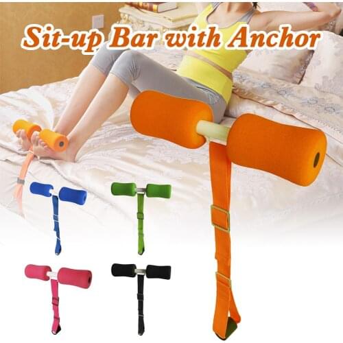 Sit Up Assistant Abdominal Exercise Stand Ankle Support Trainer Workout for Home Gym Fitness Travel Gear