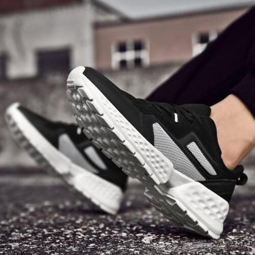 Light slip sneaker sapato Fashionable mens mesh s casual casuales spring informales black shoe fashion Breathable summer causal