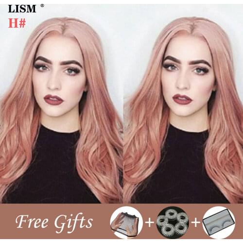 Blonde Lace Front Wigs Peluca Pelo Natural Mujer Pelucas Rubia Ondulada Progressiva Cabelo Blue Rainbow Wig Tete Perruque Femme