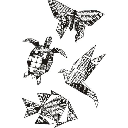 Three-dimensional tortoise clear Silicone Rubber Stamp for DIY scrapbooking/photo album Decorative craft E22