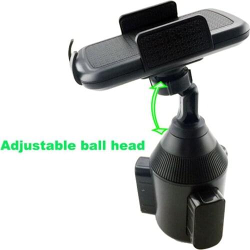Universal Adjustable Cup Holder Car Mount Bracket Stand Cradle for Mobile Phone N0HF