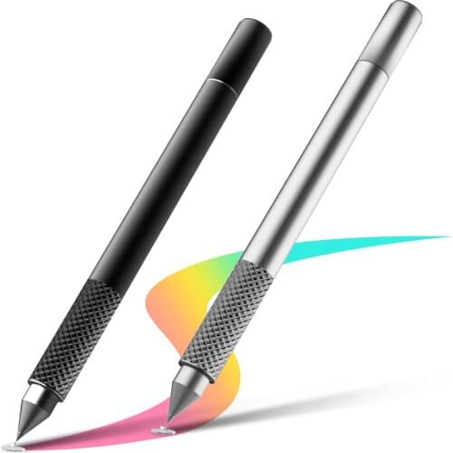 Universal 2 in 1 Stylus Pen Drawing Tablet Capacitive Screen Touch Pen for Apple iPad 6th/7th/8th/Mini 5th/Pro 11&12.9''/Air