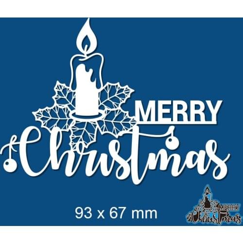 Cutting Dies Alphabet Candle New Metal Stencils DIY Scrap Booking Paper Cards Making Decoration 93*67mm