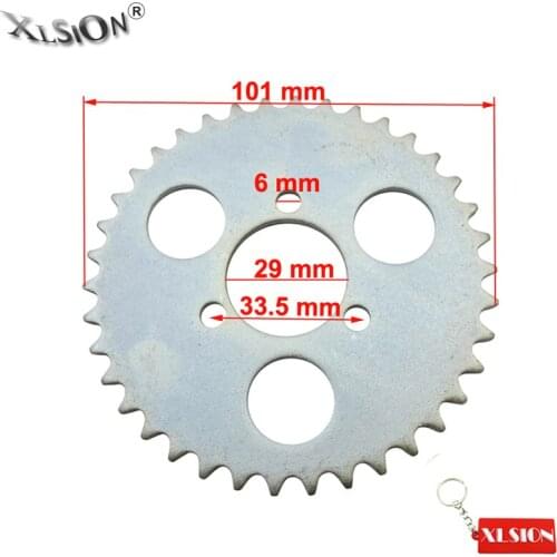 XLSION 29mm T8F 38 Tooth Rear Sprocket For 43cc 49cc Minimoto Goped Scooter Mini ATV Pocket Bike