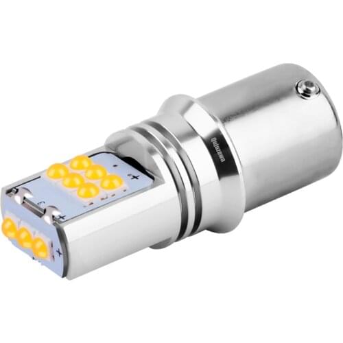 1PCS 1156 BA15S P21W Super Bright 1800LM LED Car Brake Bulb Auto Reverse Lamp Daytime Running Light Parking Light Turn Signal