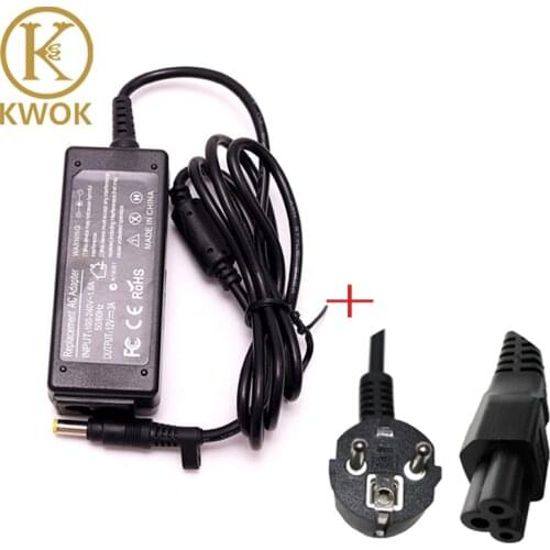 12V 3A 4.8*1.7mm AC Adapter Laptop Charger + EU Power Cord For asus Eee PC 904 900HA 900HD 904HA 904HG R33030 1000HT 1000HV