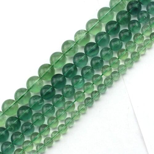 A grade natural fluorite stone beads natural gemstone beads DIY loose beads for jewelry making strand 15" wholesale