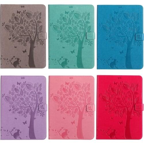 Cat and Tree stand pu leather case for Samsung Galaxy Tab A A6 10.1 2016 T585 T580 SM-T585 T580N SM-T580 10.1'' Tablet Cover