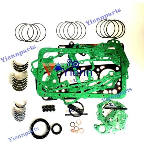 D1.6ACAE D1.6 Overhaul Re-ring Kit Piston Ring Bearing Full Gasket Set For Vovlo Excavator Engine parts