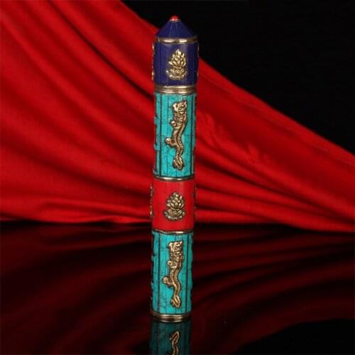 Exotic India Large Size Tibetan Buddhist Incense Sticks Holder
