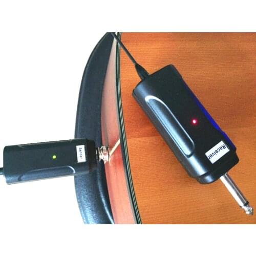 Electric Guitar Bass Musical Instrument Wireless Guitar Microphone System Audio Sound Input Output Sender Receiver Flute Drum