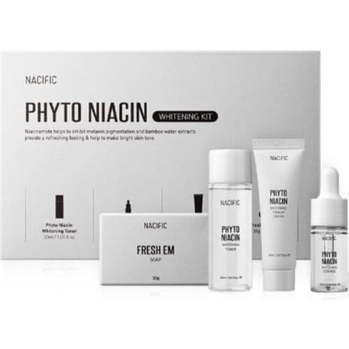 Phyto Niacin Whitening Kit - Nacific toner sooth essence tone-up cream soap moisturizing brightening nourish skin care cosmetic
