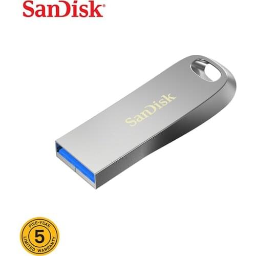 SanDisk Ultra Luxe USB 3.1 3 Stick Flash Drive High Speed Pendrive 32GB 128GB 256GB 16GB Mini Metal USB Flash Drive Encryption