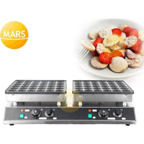 CE approved 110V/220V commercial 72 Hole Dorayaki Pancake Maker Cast Iron Poffertjes Pan Cake Machine Mini Dutch Poffertje Grill