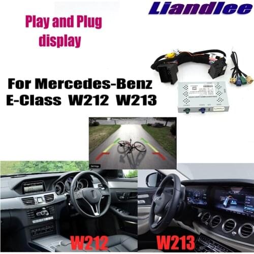 Liandlee Parking Camera Interface Reverse Back Up Camera Kits For Mercedes Benz E MB W212 W213 NTG Display Upgrade 2