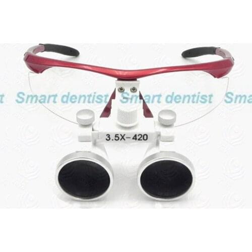3.5X magnification 420mm working distance small moq dental dentist loupe surgical magnifier wholesale
