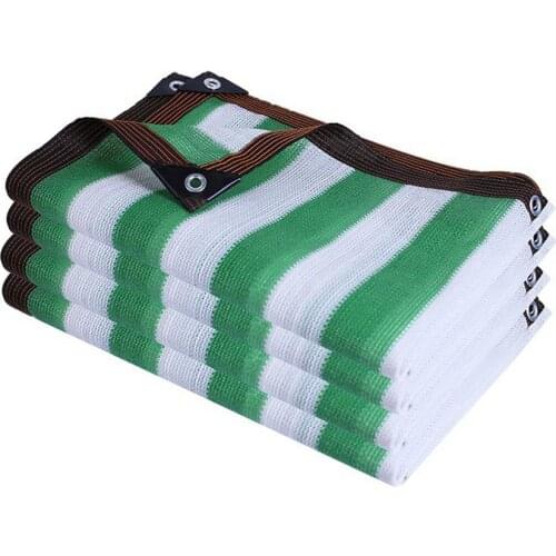 Outdoor Sun Shading Net Anti-UV HDPE Shade Cloth Durable Strong Edging Cooling Shading Cloth For Camping Accessories