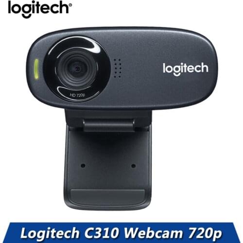Original Logitech Webcam C310 Stereo Computer PC Laptop Web Camera Built-in Microphone For Webcast Live Video Conference Calling