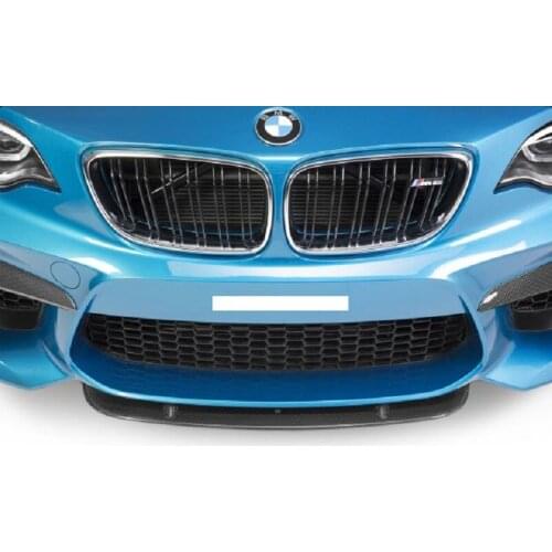 ST-Style Front Splitter(For Real M2 front bumper) For BMW F87 M2 Carbon Fiber Bumper Lip Auto Under Spoiler Trim