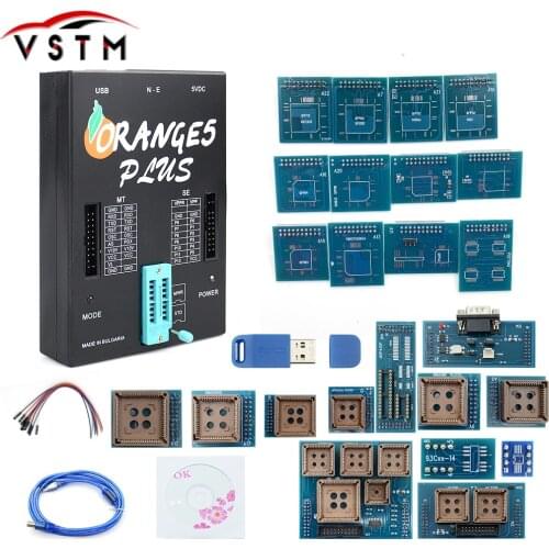 2020 Newest Orange5 Plus Programmer OEM Orange 5 Programmer with Full Adapter andSoftware Device Hardware+Enhanced Function