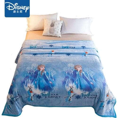Cartoon Frozen Elsa 3D Print Blanket Sofa Couch Quilt Cover 150x200cm Travel Bedding Thin Blankets for girls kids hot sale