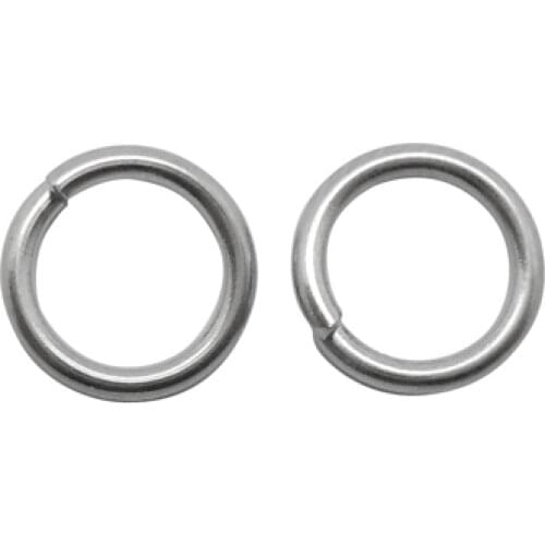 10bag 5mm 6mm Stainless Steel Jump Rings Close but Unsoldered Split Rings DIY Bracelet Necklace Earring Jewelry Findings
