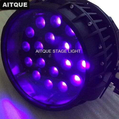 16lot Led stage light rgbwa 18*18w rgbwa uv par 6in1 led zoom par light 18x18w waterproof led par uplighting