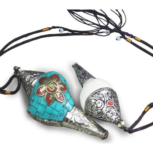 TBP470 Tibet Ethnic handicraft Natural Whole Sea Snail Amulet Big Pendants Multi Designs