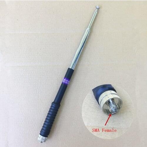 Telescope High Gain VHF 136-174mhz SMA Female antenna for Kenwood Baofeng Wouxun Puxing TYT etc walkie talkie