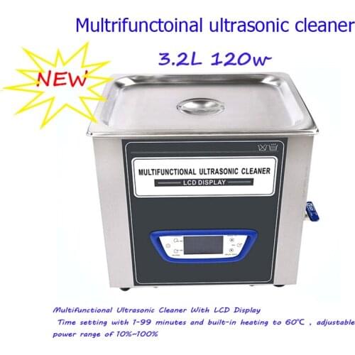 Ultrasonic cleaner 40kHZ 3.2L Multifunctional Adjustable Power Ultrasonic Golf Ball Cleaner With Degas Function