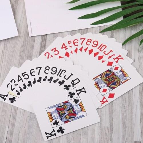 Waterproof Hold'em Poker Card PVC Scrub Type Baccarat Board Bridge Games A0KA