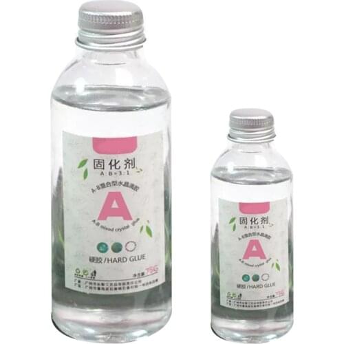 1 Set Clear Resin Epoxy High Adhesive 3:1 AB Crystal Glue Resin DIY Jewelry Making JW