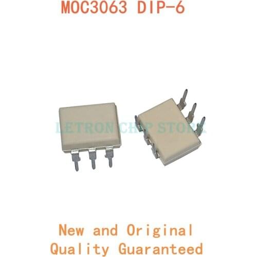 10PCS MOC3063M DIP6 MOC3063 DIP-6 DIP Optocoupler new and original IC Chipset